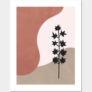 Neutral, Modern Gallery Wall Decor , Minimal, Scandinavian, Abstract, Botanical 2 Posters and Art